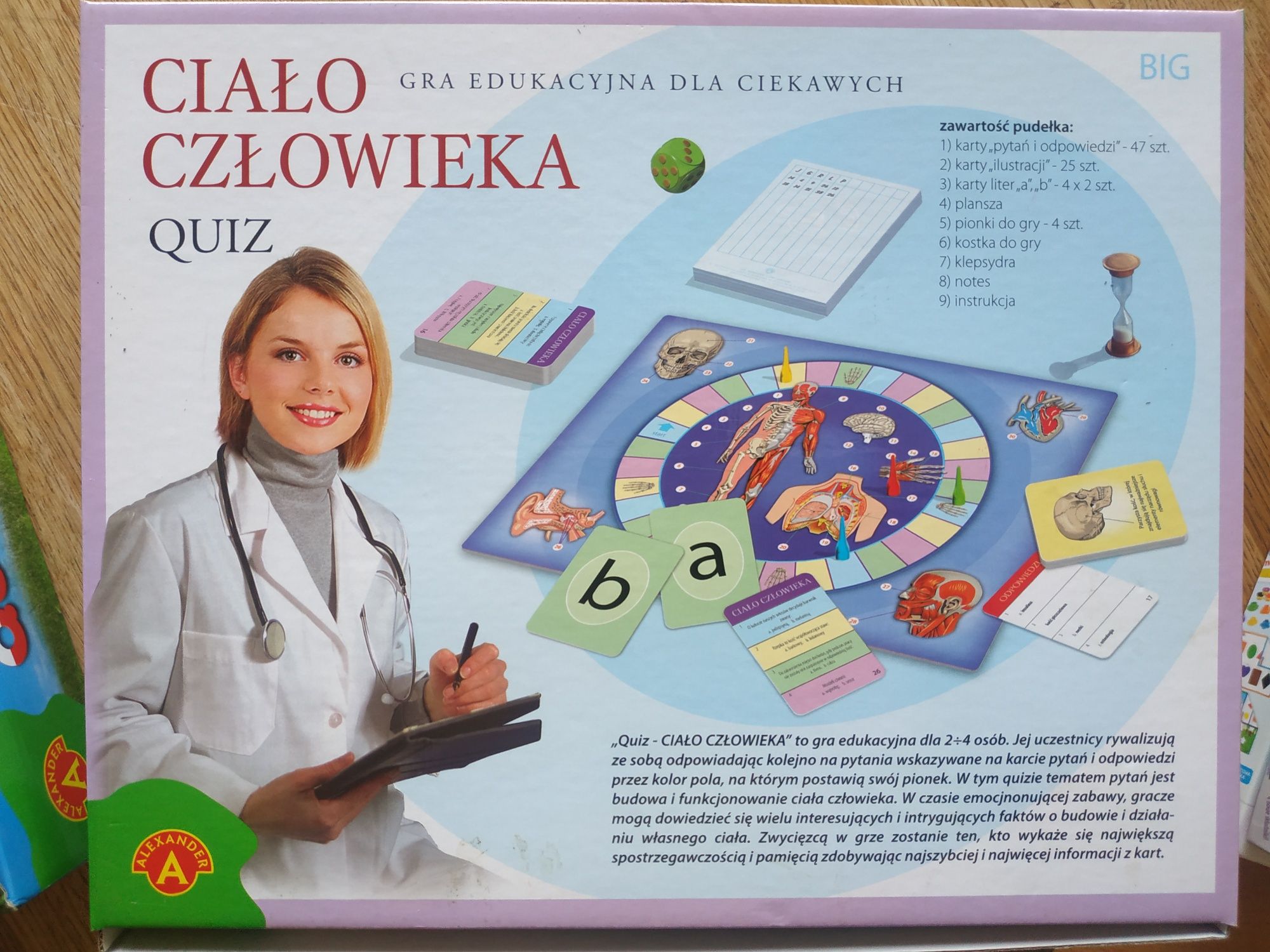 Dwie gry Quiz o Polsce, Ciało człowieka