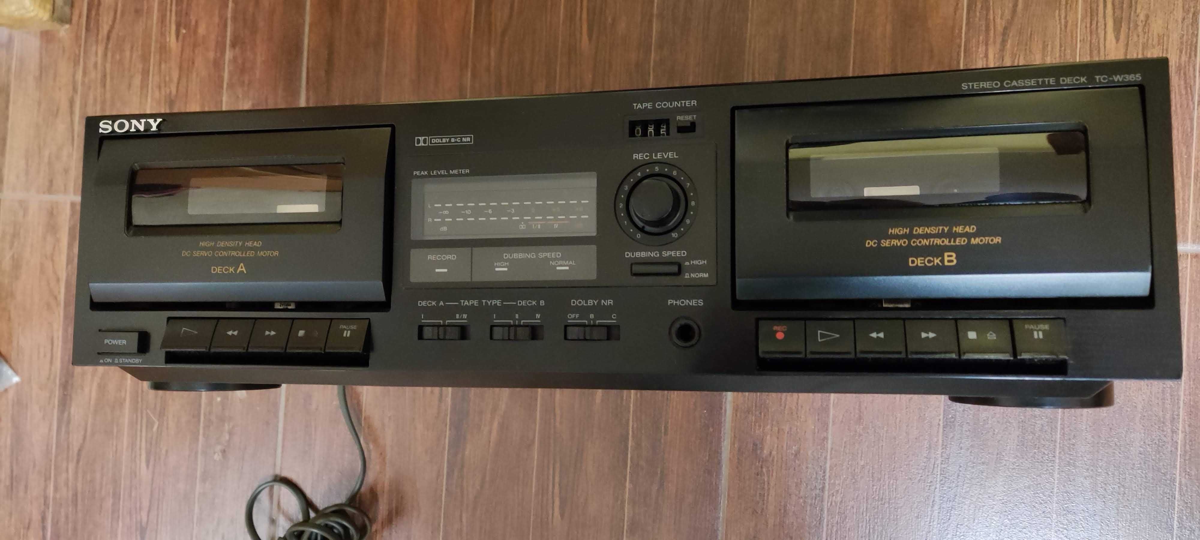SONY model TC-W365 deck po servisie warto!