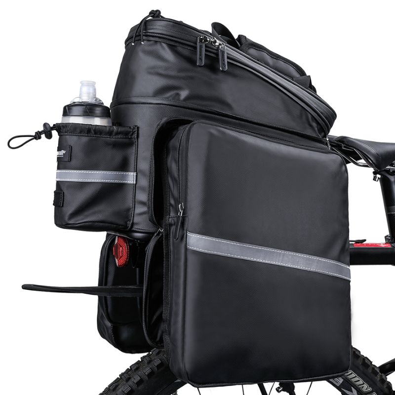 Sakwa Rowerowa Na Bagażnik Rozkładana Rhinowalk Rk6100Bk