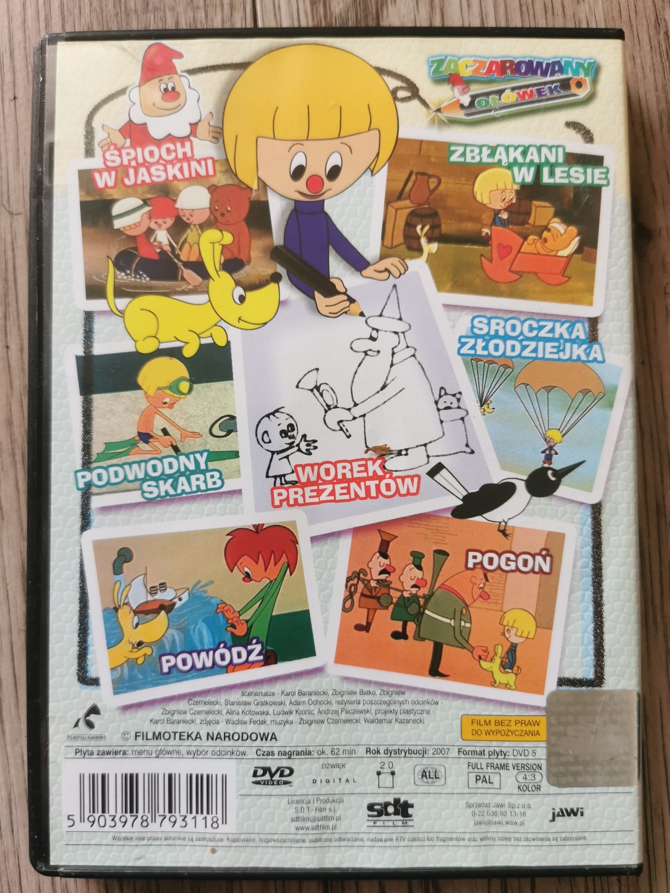 Zaczarowany ołówek DVD śpioch w jaskini