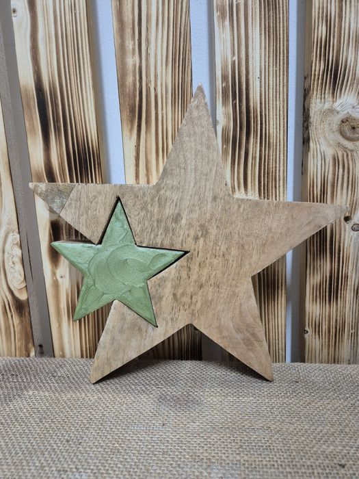 Gwiazdka świąteczna z drzewa 2 w 1