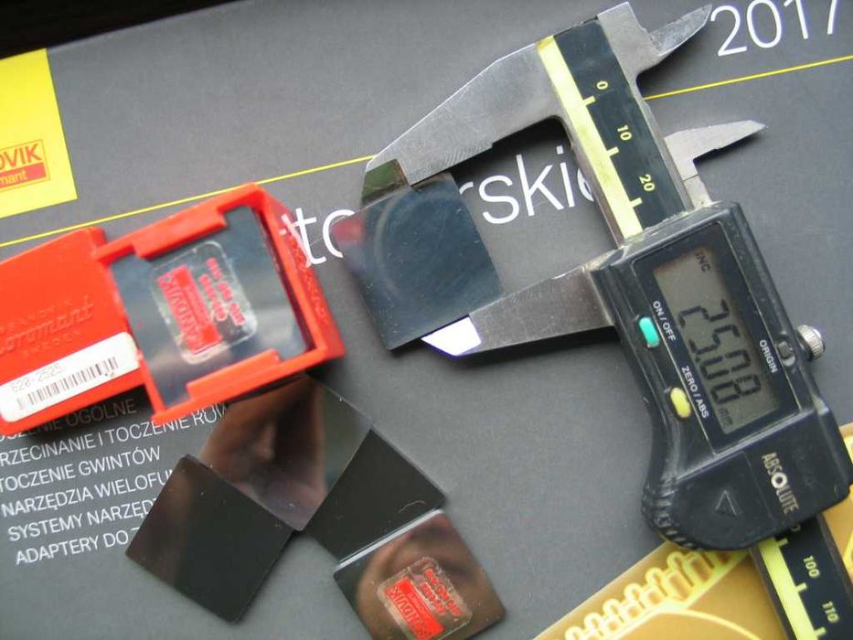 Płytka zdzierak skrobak Sandvik Festool Mirka cyklina lakiernicza