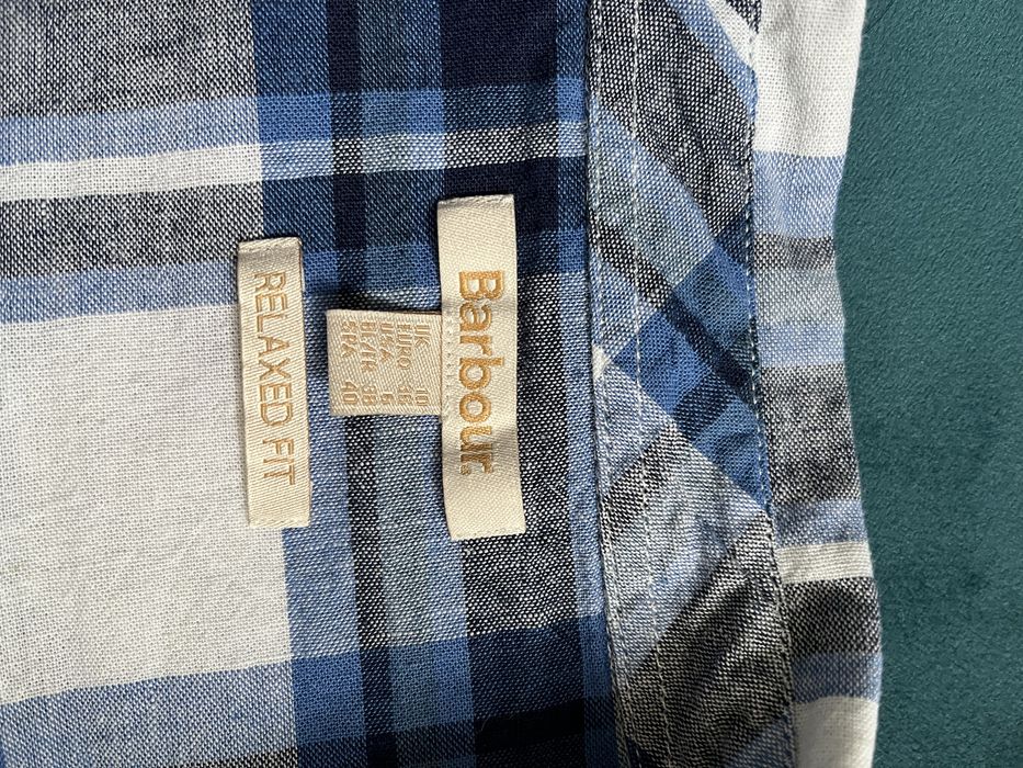 Денская рубашка в клетку Barbour
