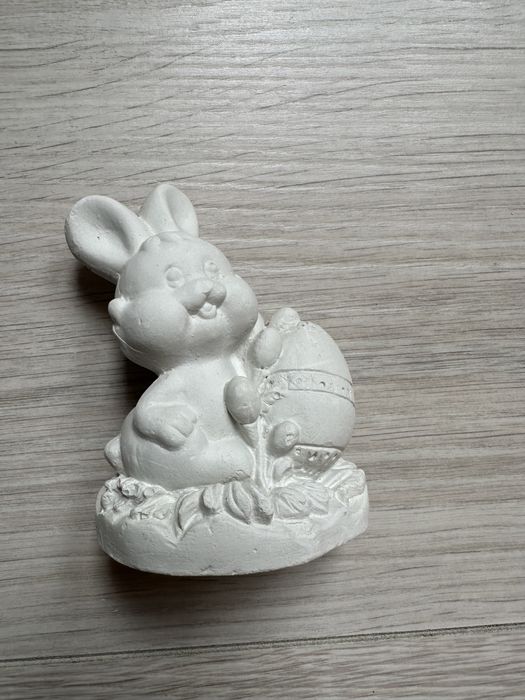 Figurki odlewy gipsowe do malowania wielkanocne komplet