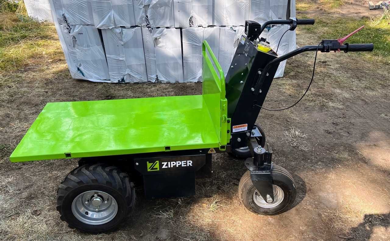 Wozidło Elektryczne Zipper ZI-ED500 z kiprowaniem, platforma skrzynia