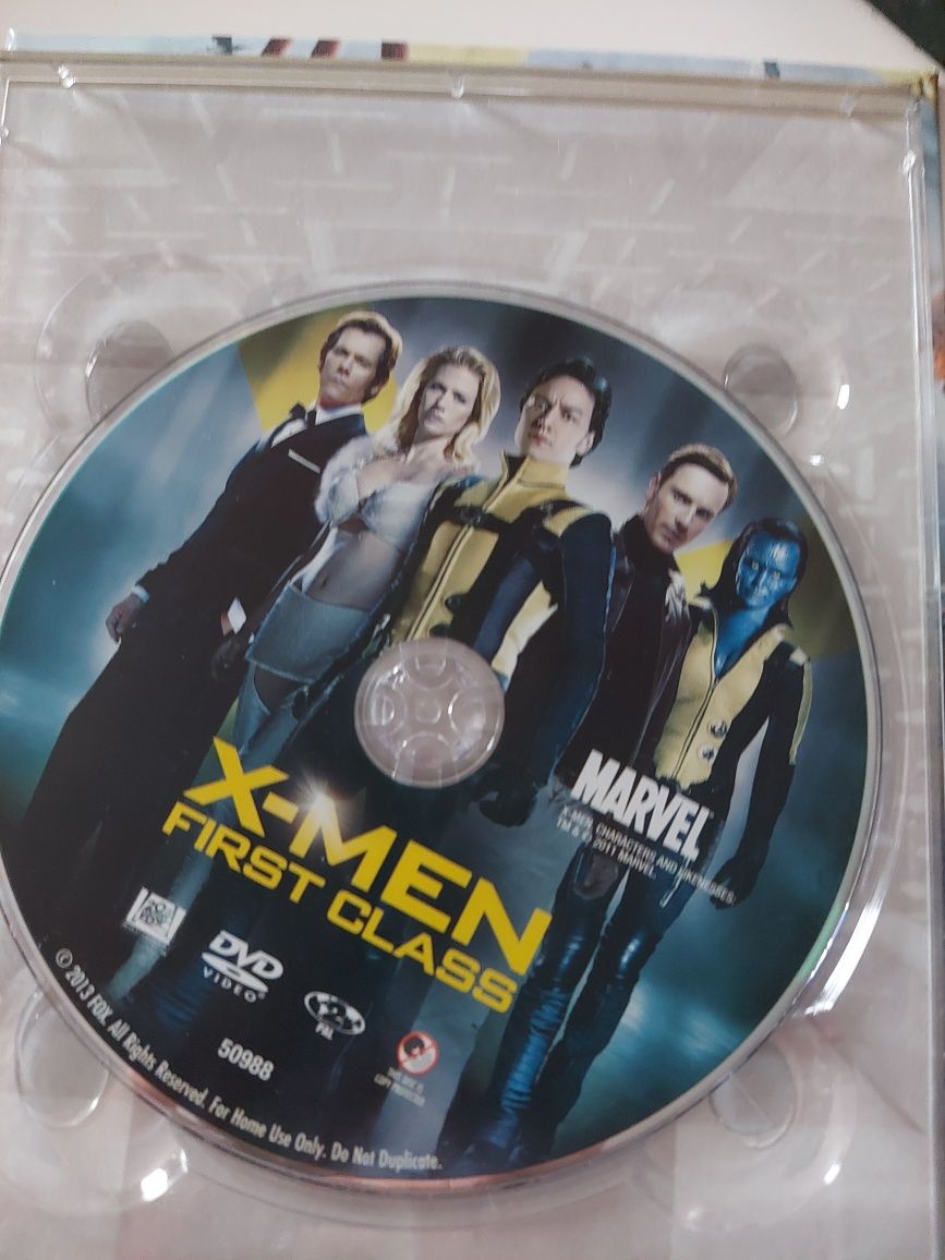 X-men pierwsza klasa dvd + książka