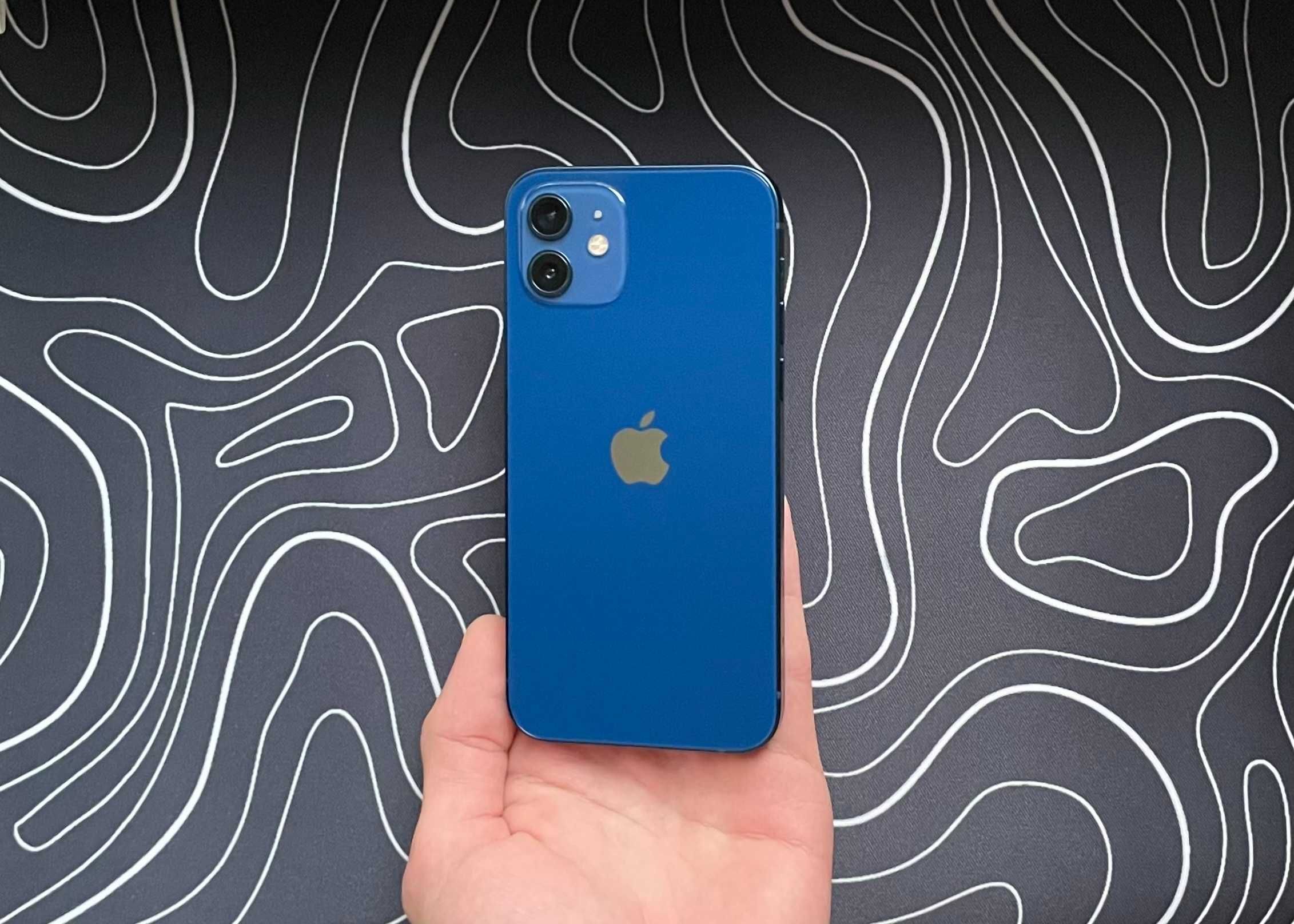 Замечательный iPhone 12 - 64 гб - 86% АКБ - BLUE - NEVERLOCK