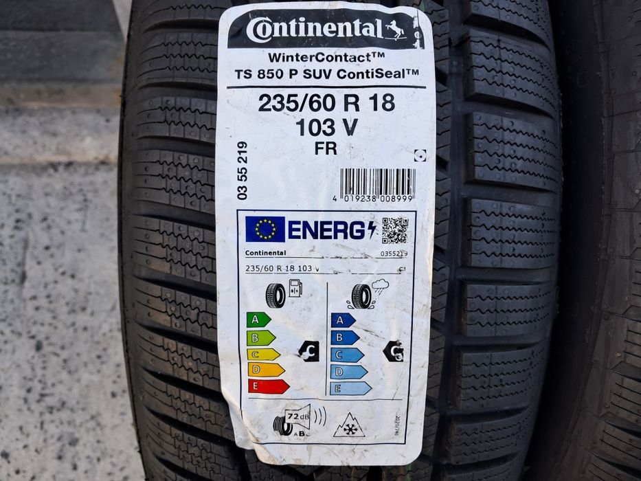 Резина зимова, НОВА, 235/60 R18 Continental TS850P seal (арт. 13966)