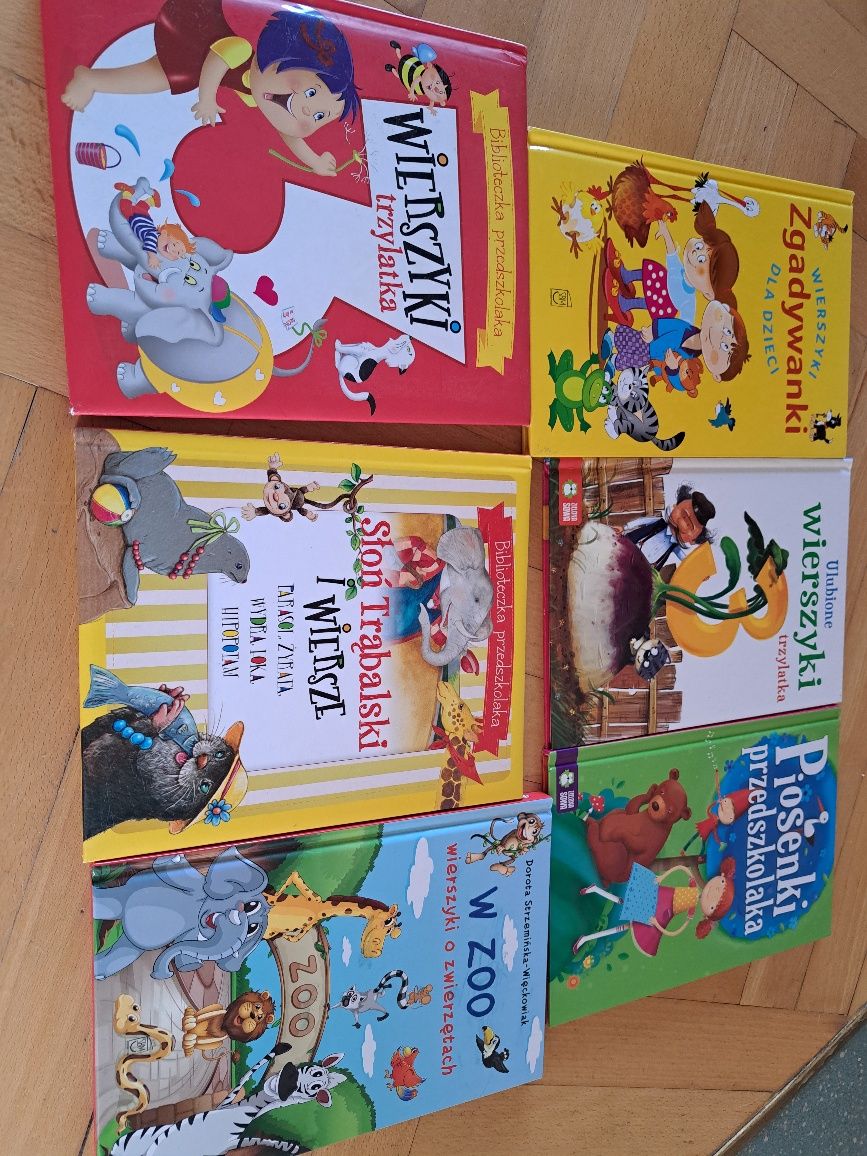 Zestaw ksiazek wiersze dla dzieci zoo Slon Trabalski + GRATIS