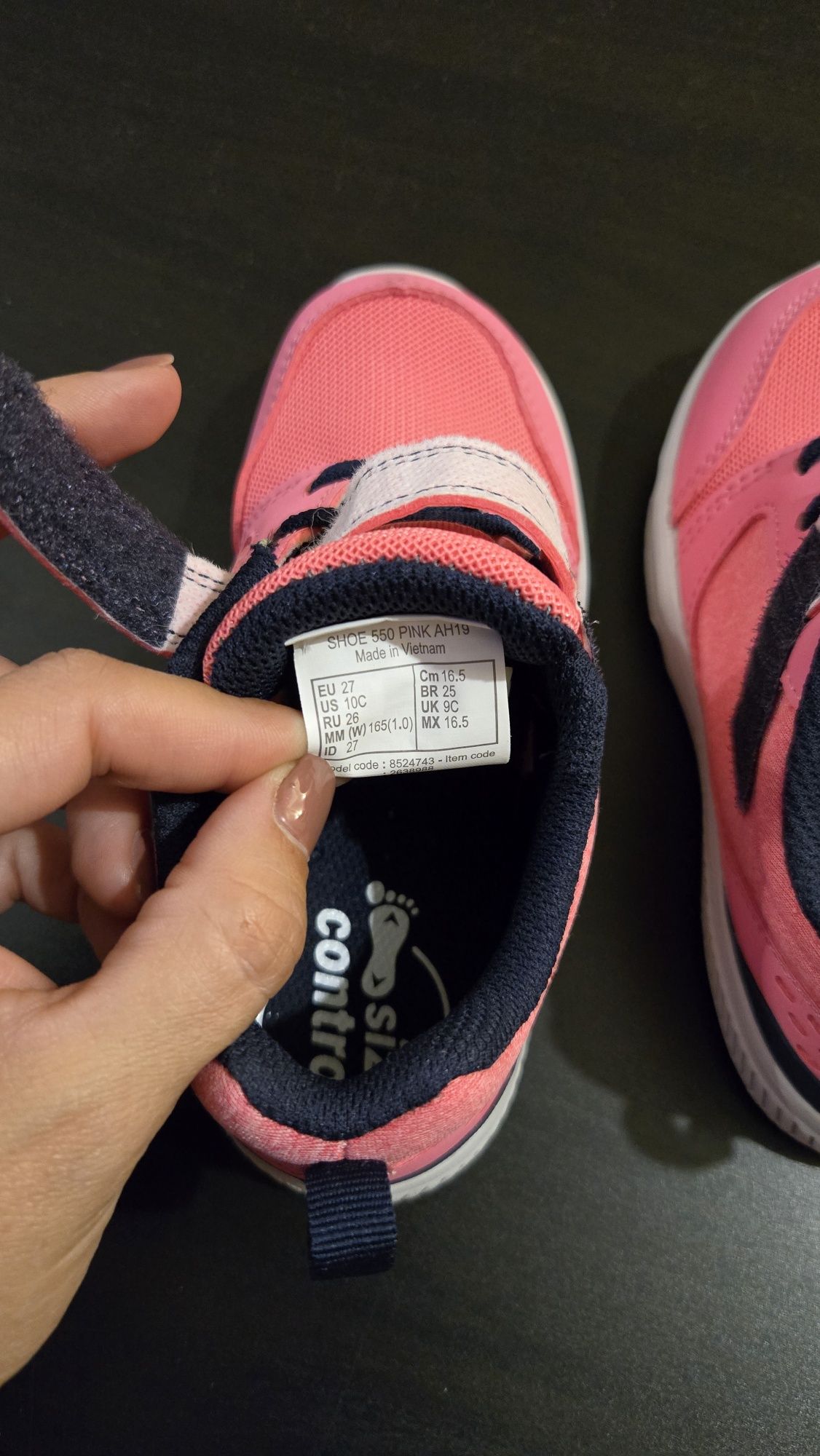 Ténis Menina Rosa - Decathlon Domyos I Move - 27