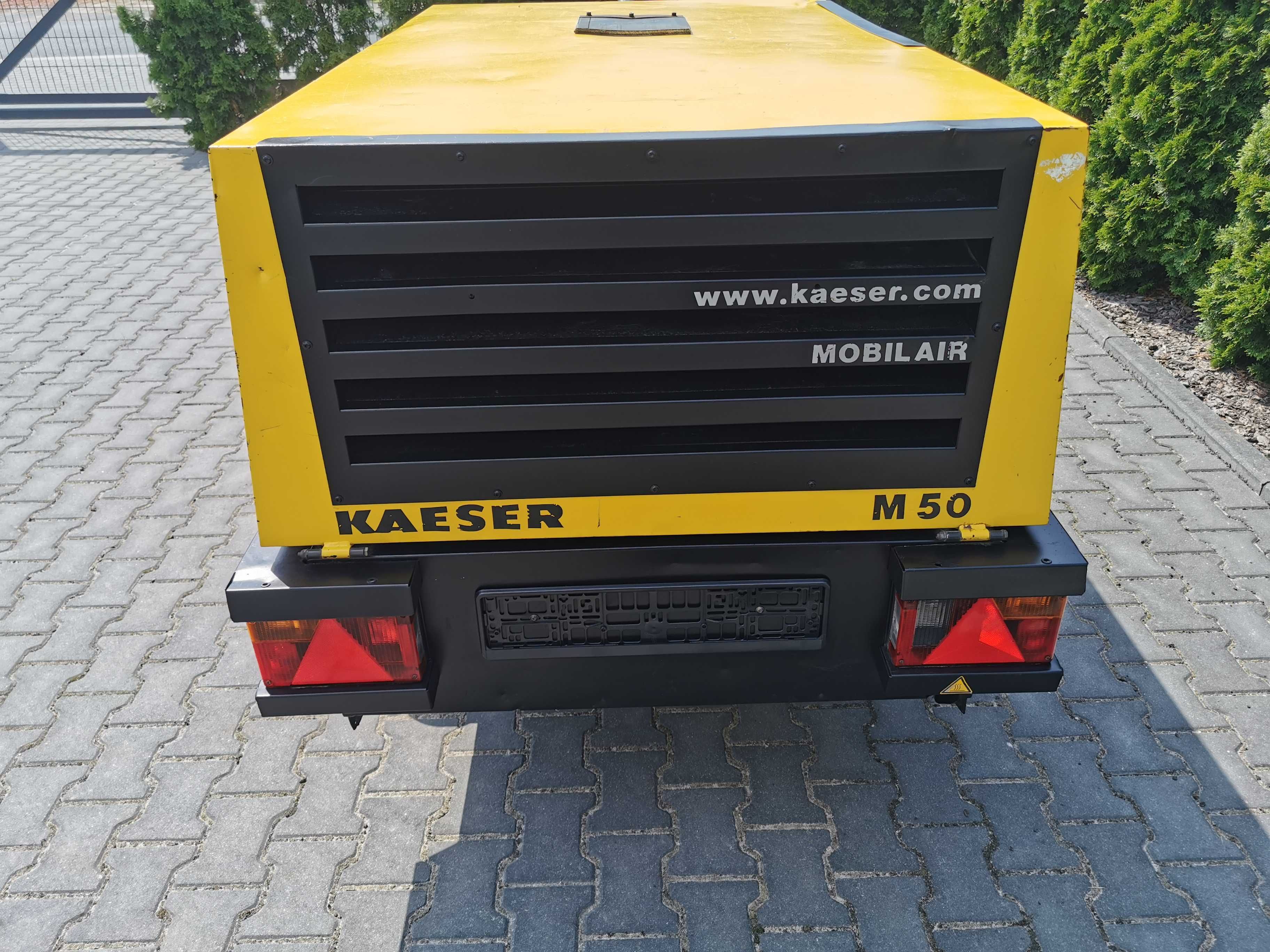 2015r 5000L/min kompresor śrubowy KAESER M50 rejestracja DMC 750kg