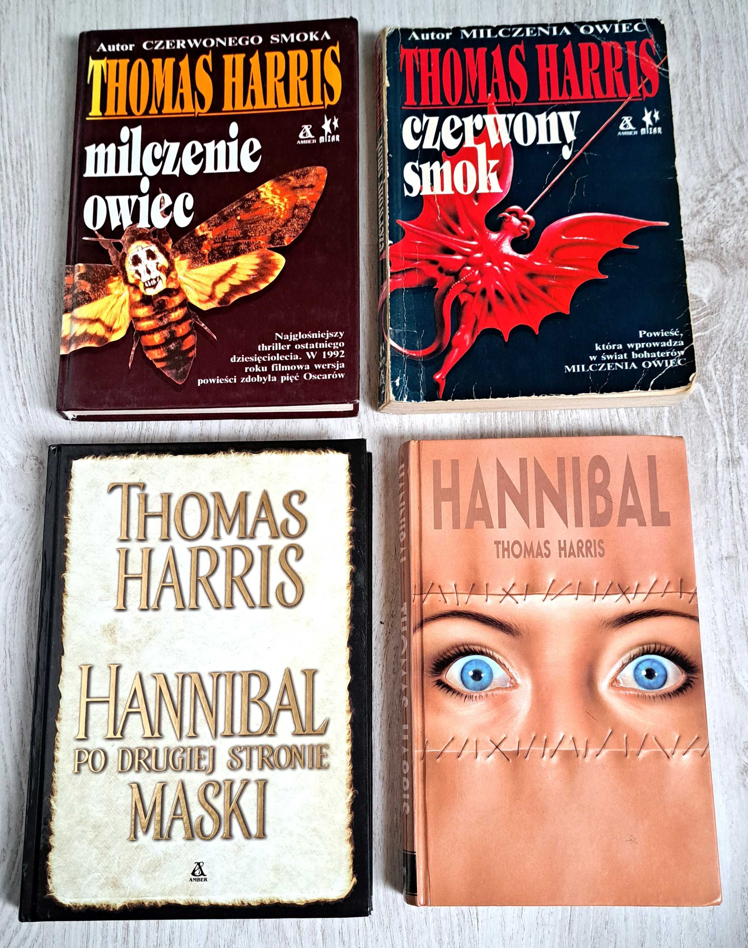 4x Thomas Harris Milczenie owiec Hannibal Po drugiej Czerwony Smok