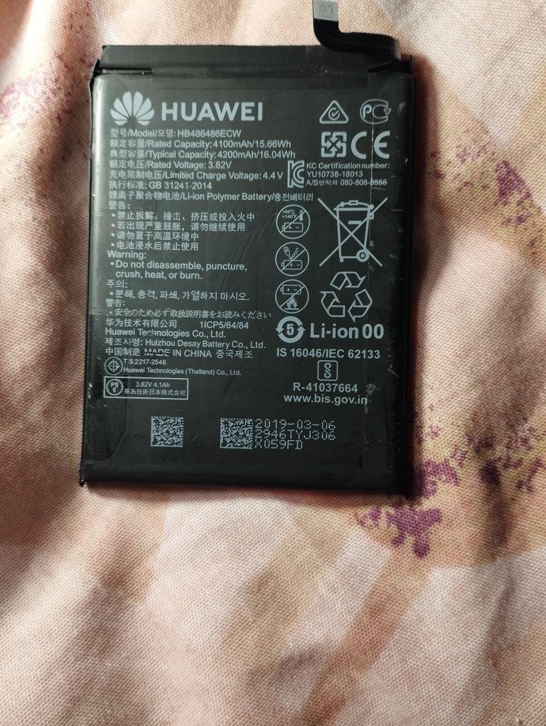 Bateria Huawei do telefonu