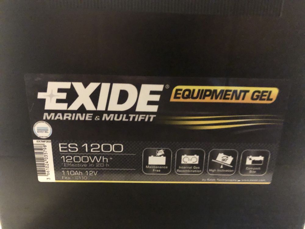 Akumulatorz żelowy 110Ah 1200Wh Exide Equipment GEL ES1200 Unimog