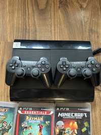 PlayStation 3 2 pady plus zestaw gier