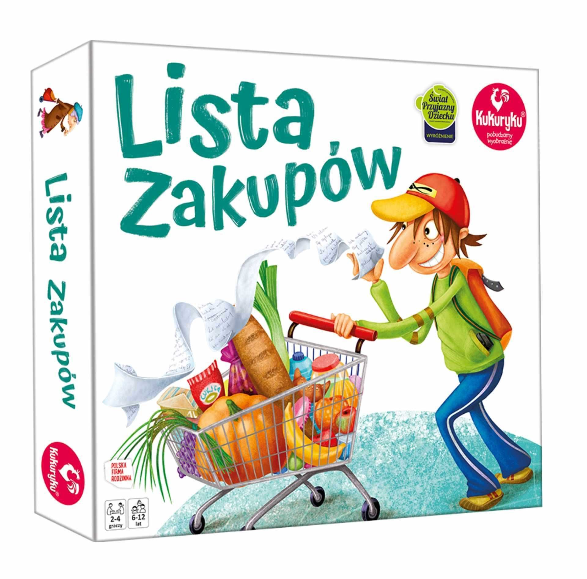 Lista Zakupów - Kukuryku - Gra logiczna i edukacyjna