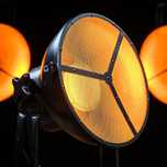 4x Lampy retro dj stairville led vintage bowl 50 rgba