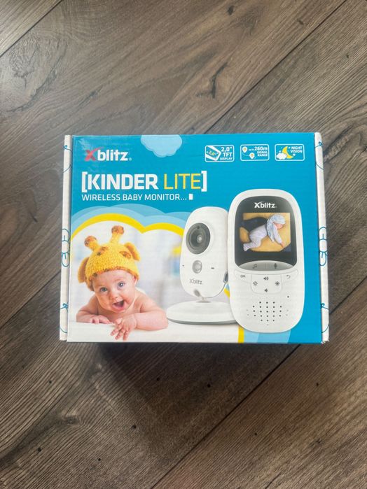 Bezprzewodowa wideo-niania z wbudowanymi kołysankami xblitz kinderlite