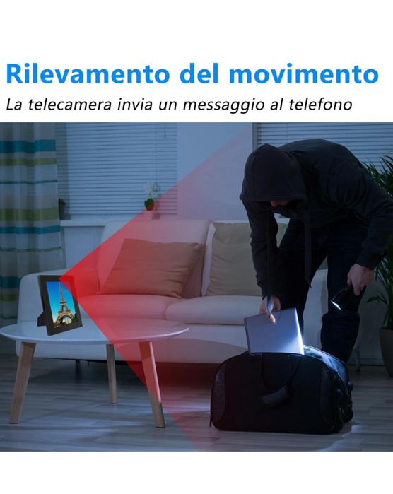 Kamera szpiegowska mini kamera Wifi ukryta kamera ramka zdjecie