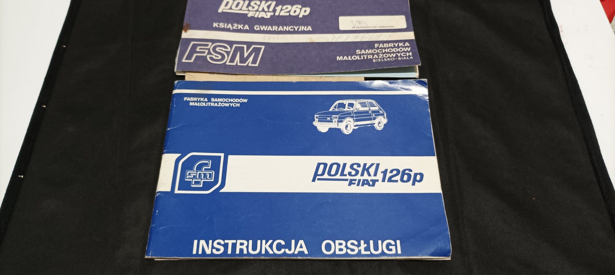 Instrukcja obsługi Fiat 126 p wraz z książką gwarancyjna