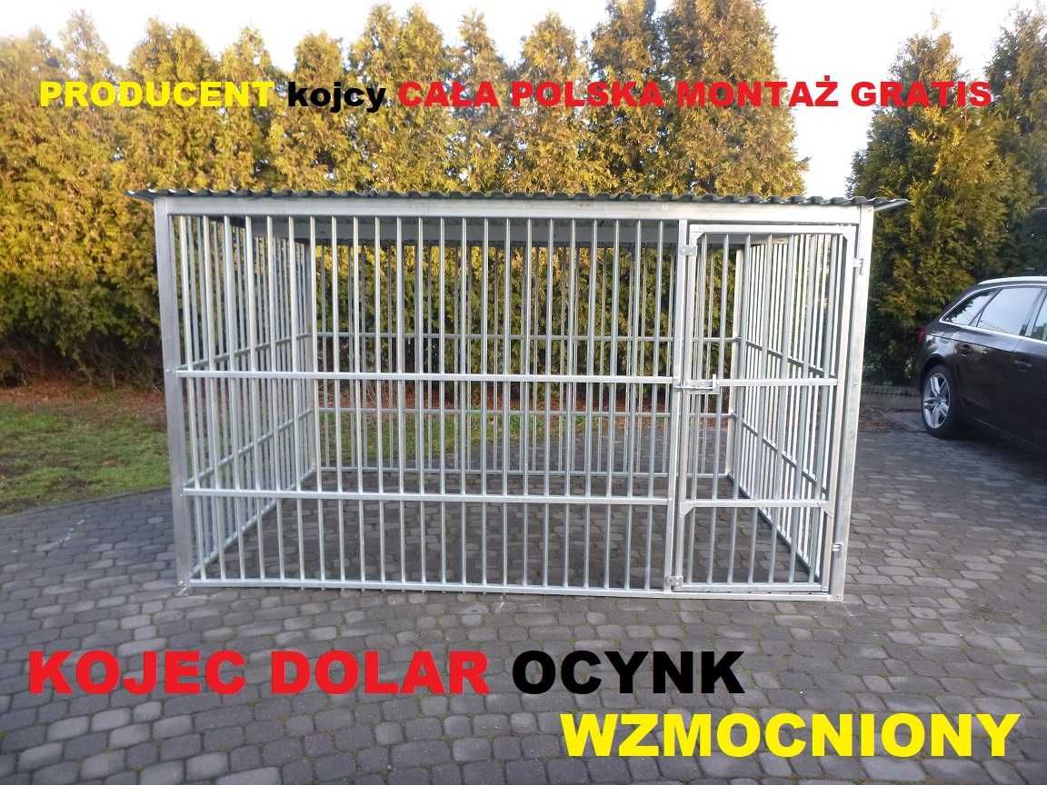BOKS klatka Zagroda KOJEC dla psa KOJCE ocynk, kolor CAŁA POLSKA raty