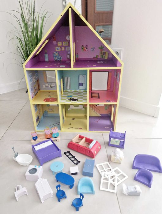 Domek Świnka Peppa Drewniany ,wysokość 65cm