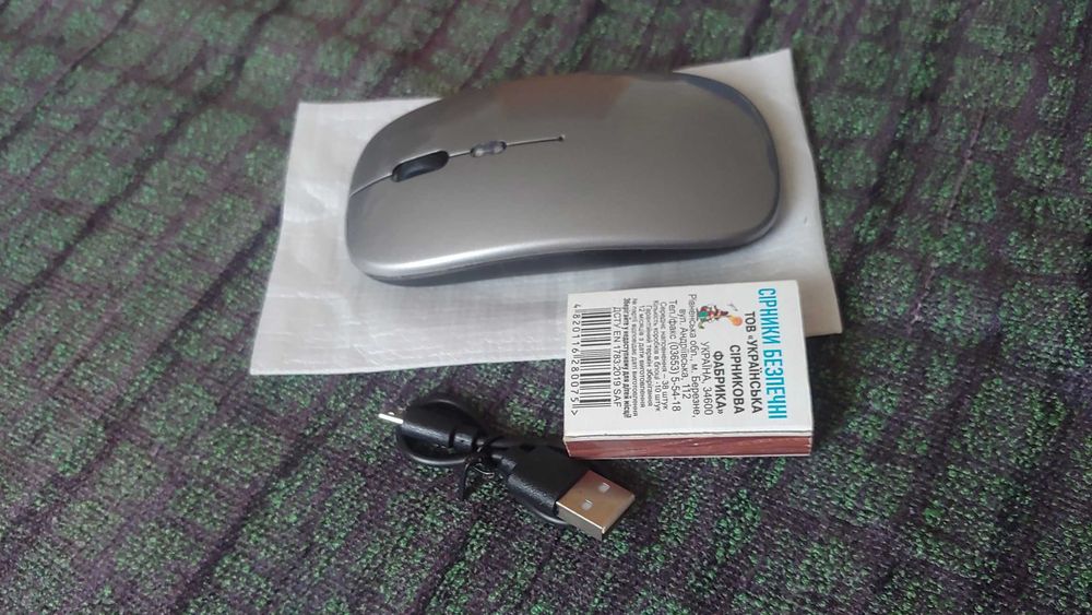 Мышка Bluetooth DPI к любому гаджету беспроводная Usb адаптер новая