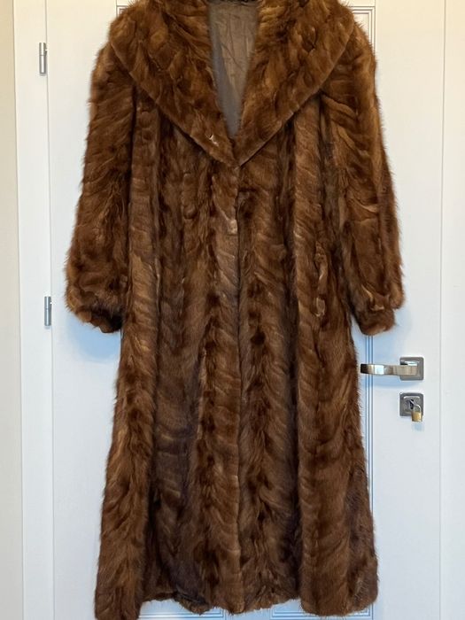 Futro z norek naturalne