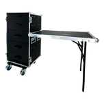 Rack mikrofoniarka - szuflady 5x szuflada + stół