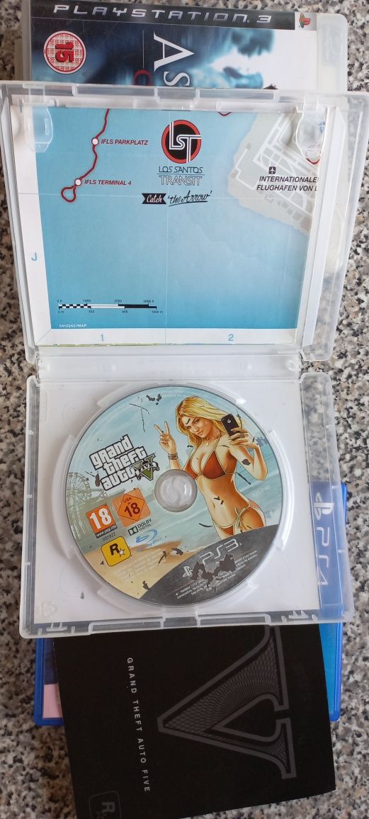 Conjunto de 4 jogos Playstation 3/4