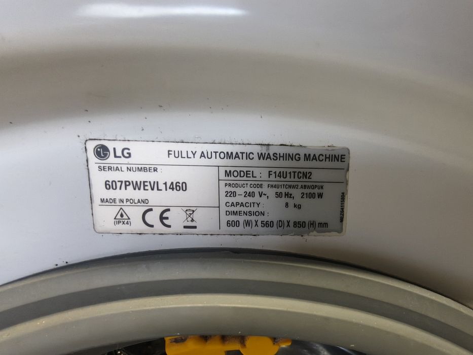 Pralka LG F14U1TCN2