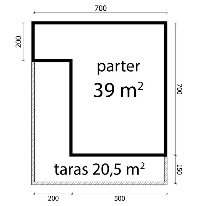 Drewniany Dom z Bala Całoroczny 74m2 Letniskowy