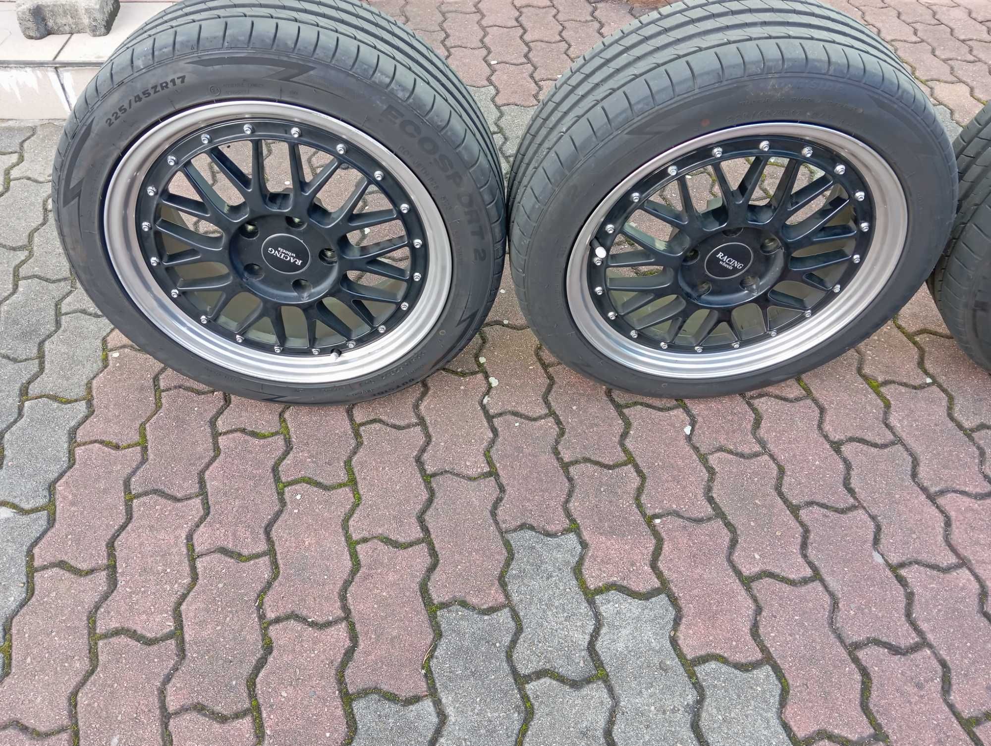 Koła Opona Felgi Racing czarne BMW 3 E90 E91 225/45ZR17