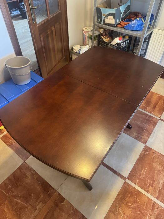 Brązowa ława/stol.