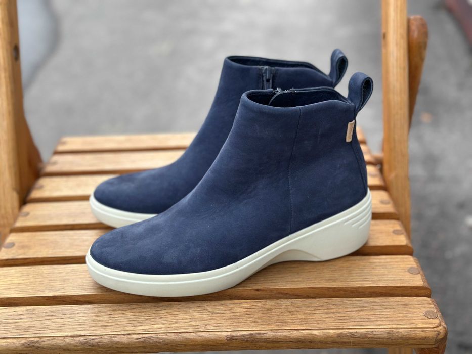 Черевики шкіряні оригінал ecco soft 7 нові 38 р див інші оголошення