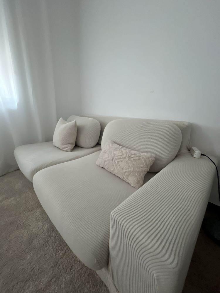 Sofa retratil com chaise longue