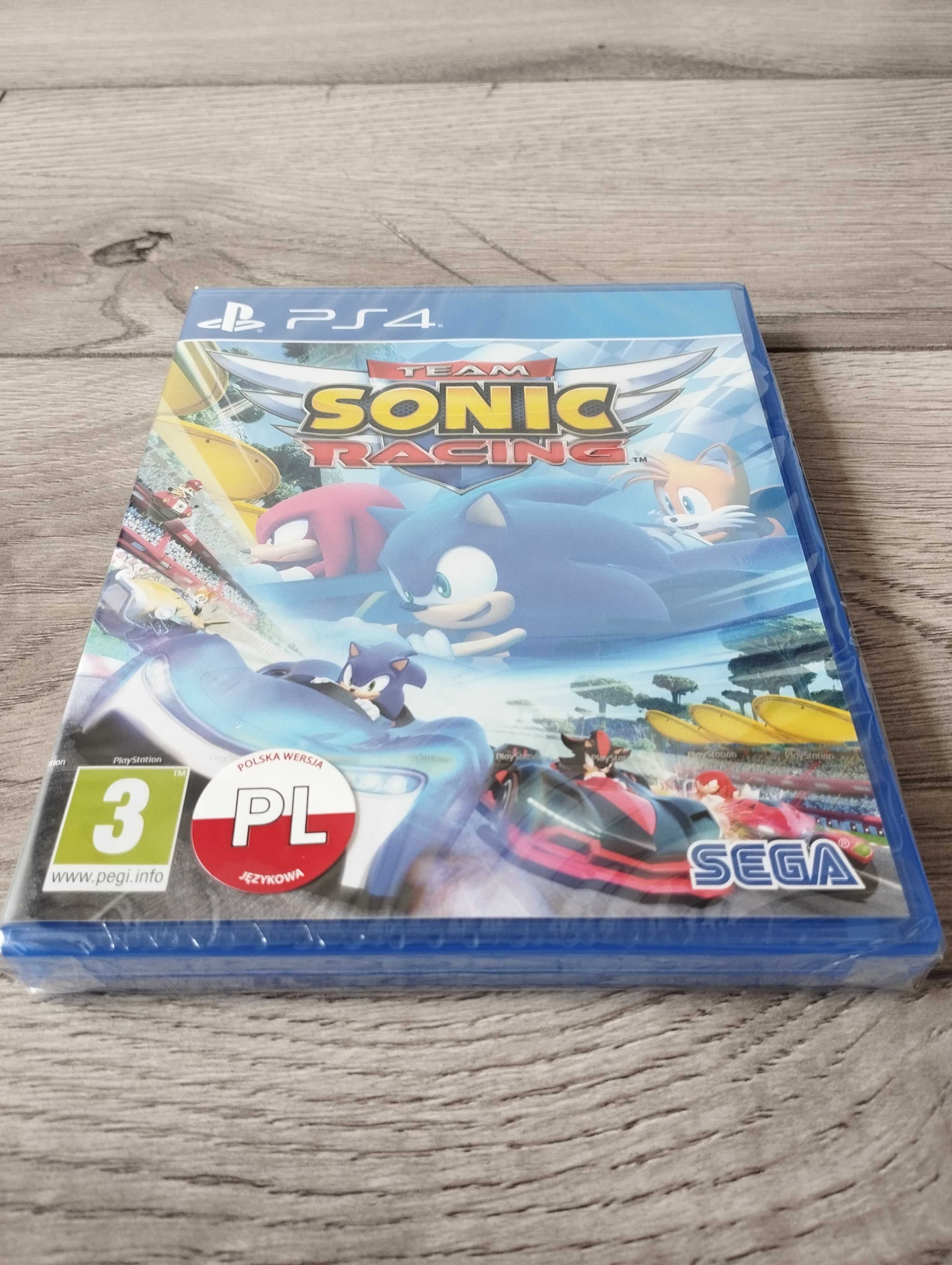 Nowa Gra Team Sonic Racing Polska Wersja PS4/PS5 Playstation