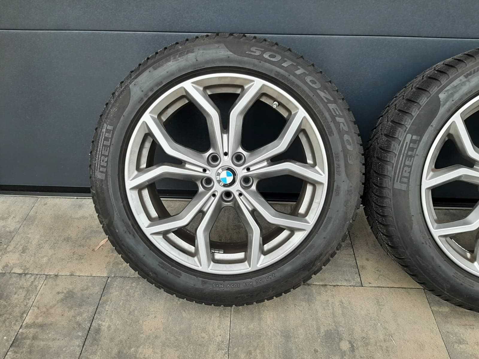 Oryginalne koła zimowe 19 BMW X3 G01 opony zimowe 245/50 R19