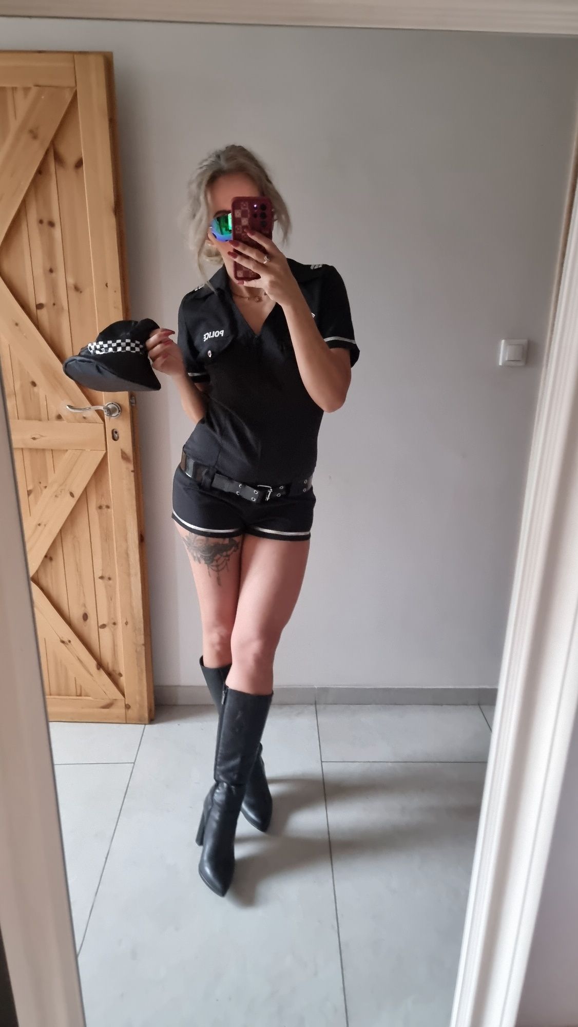Policjantka strój kostium przebranie cosplay karnawał
