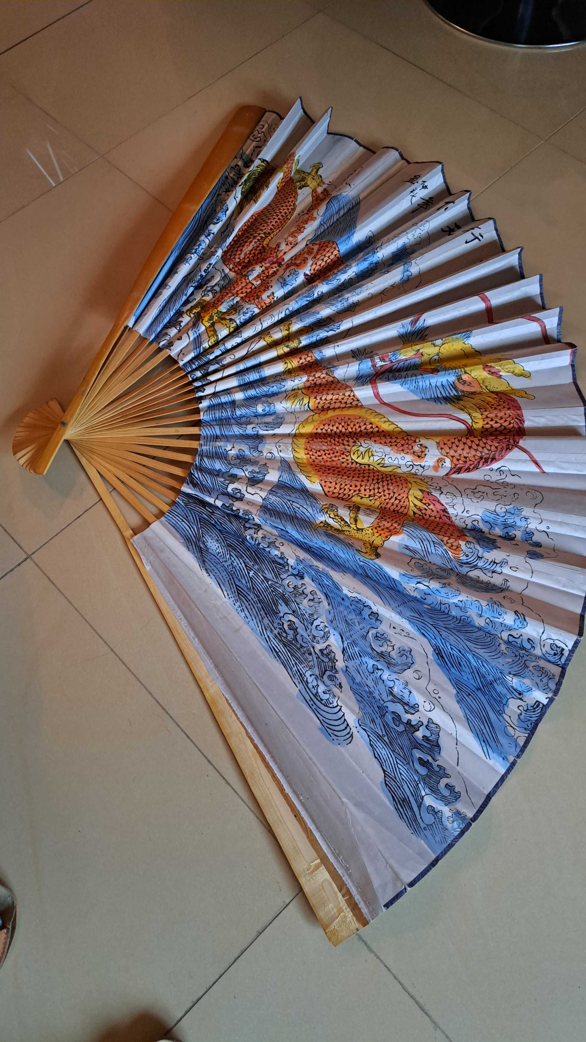 taca chińska metalowa 40x30