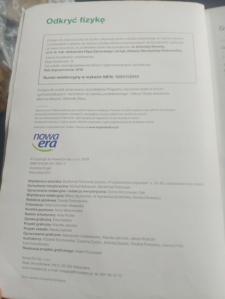 Odkryć fizykę 1 podręcznik