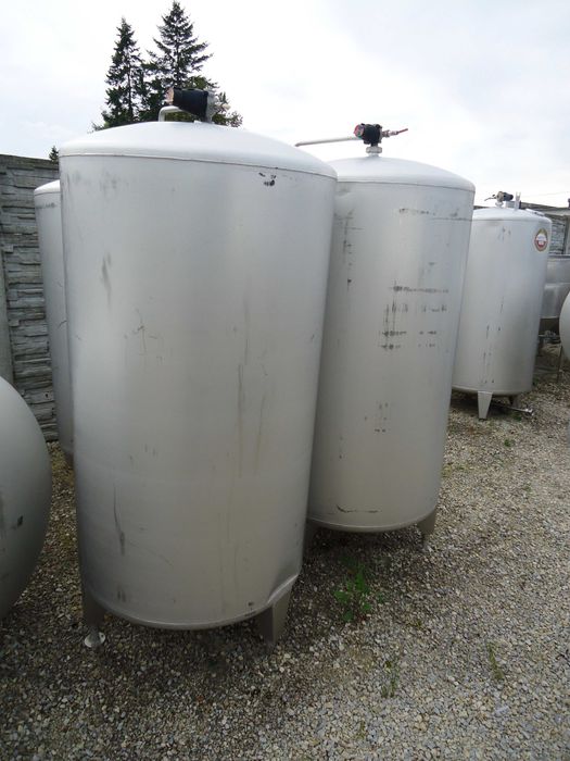 Zbiornik bufor  nierdzewny 1000L piwiarski stojący 3,4 bar ścianka 2mm