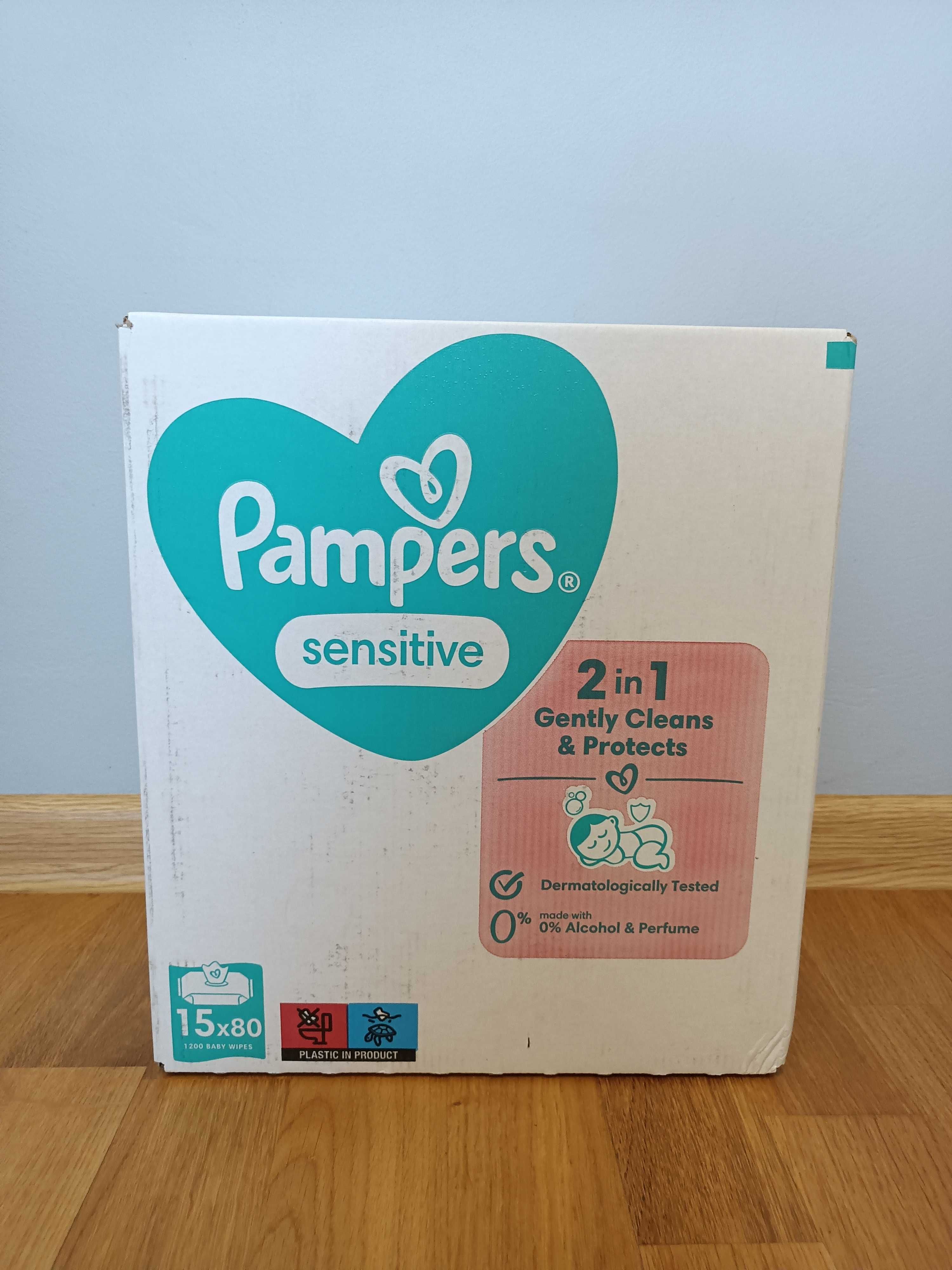 Chusteczki Pampers Sensitive 80x15 p. (1 karton)
