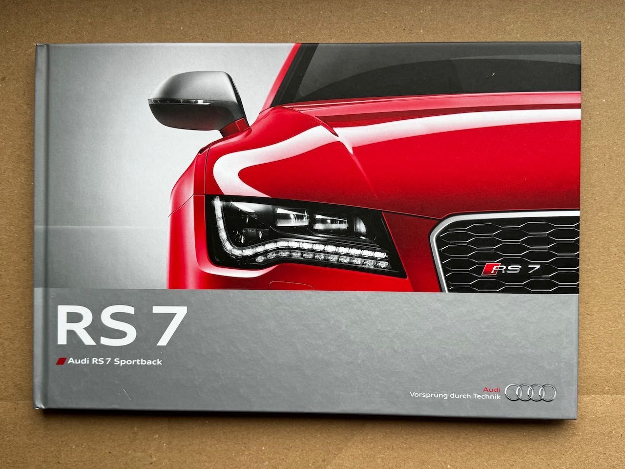 2013 / Audi RS7 Sportback (4G8) / Twarda oprawa/ DE / prospekt katalog