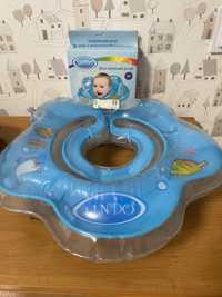 Коло (круг) надувне Lindo на шию для купання немовлят