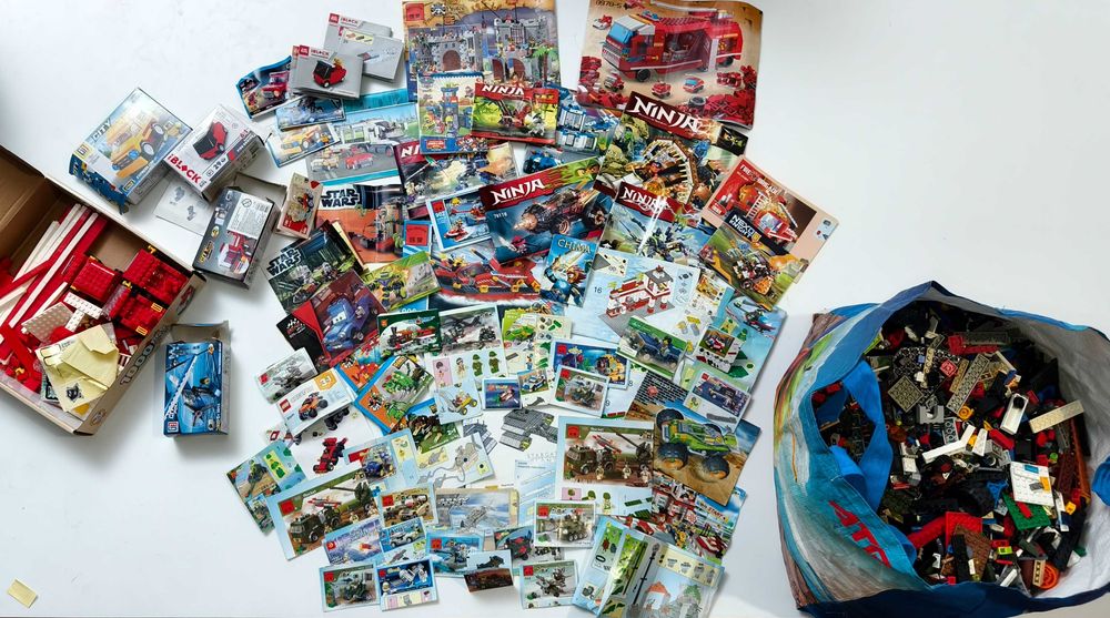 Конструктор LEGO + аналоги, орієнтовно 10 кг