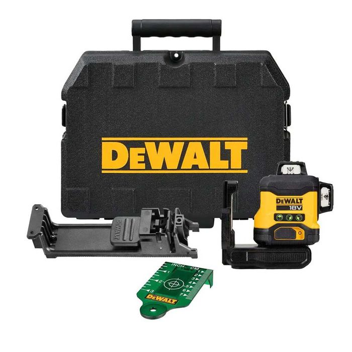 DeWALT DCLE34031 Рівень лазерний 3D\Каркас\Зелений\Гарантiя\3х360
