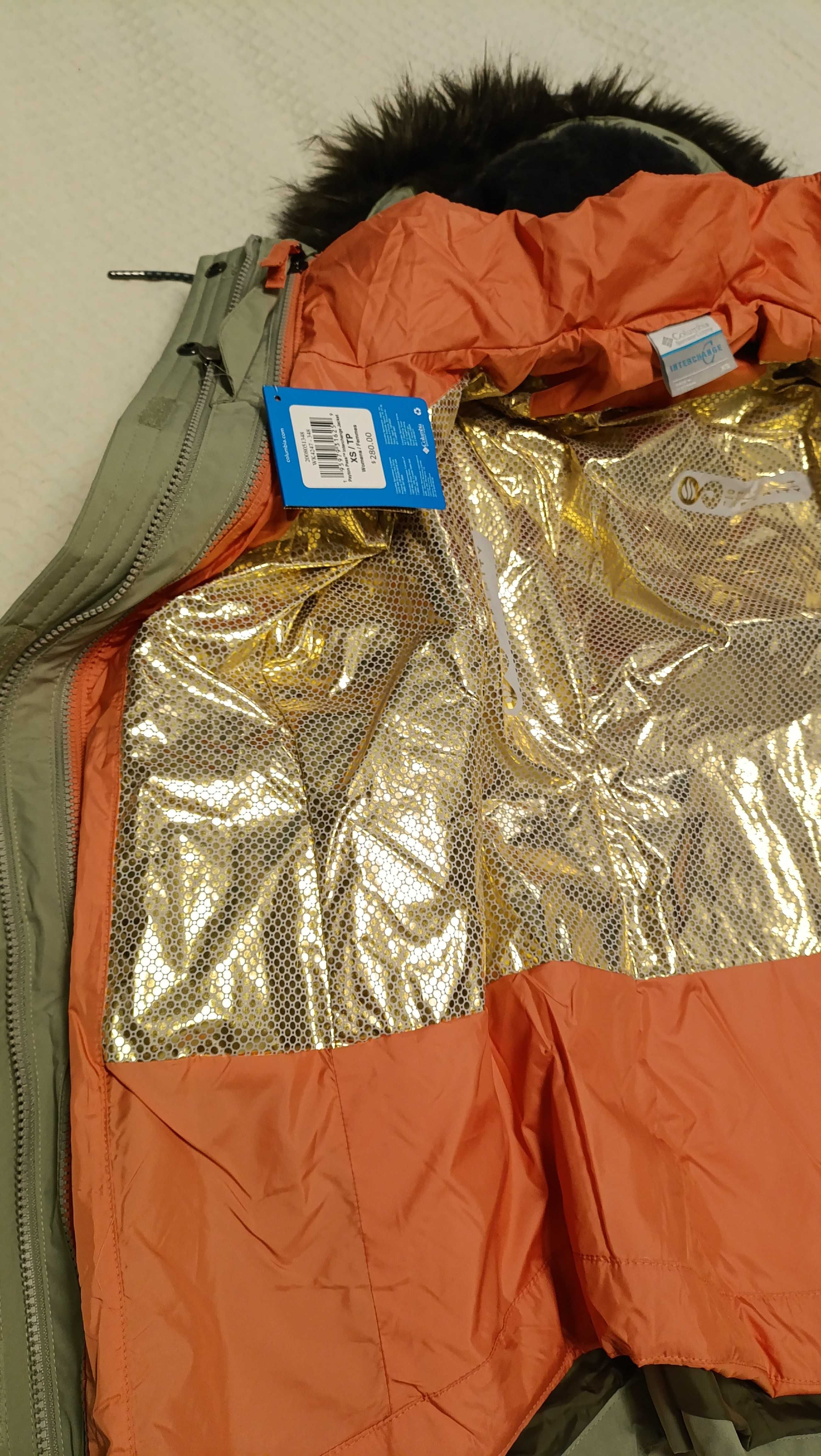 Жіноча зимова куртка Columbia Payton Pass Interchange Jacket XS. Нова