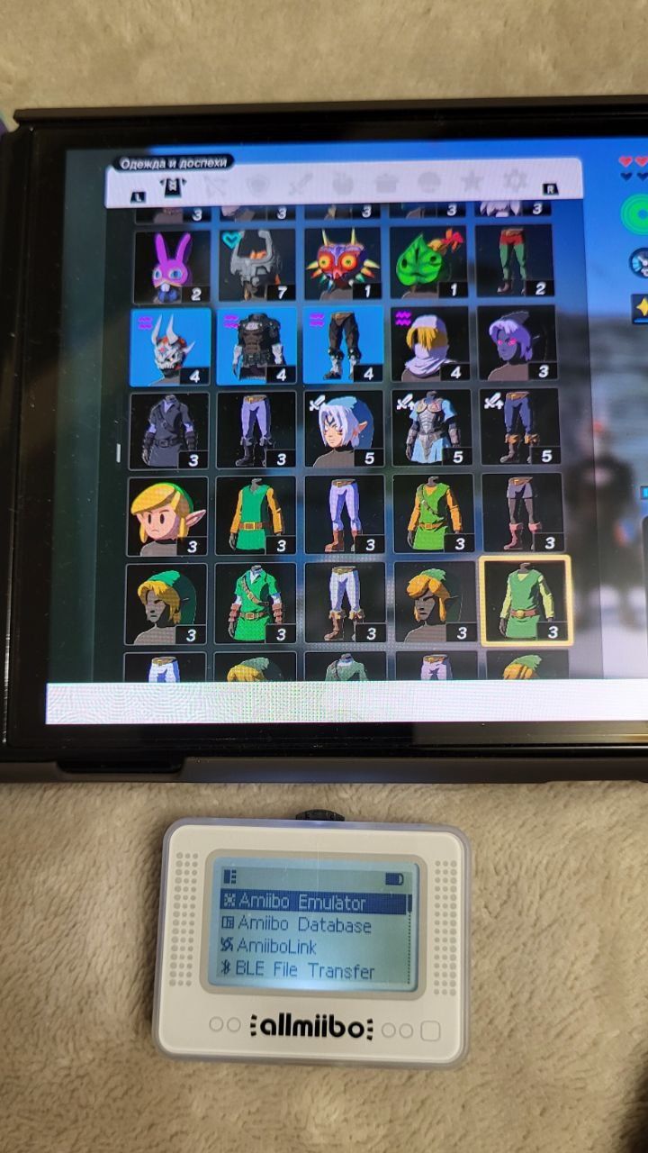 Amibo Nintendo Switch 3DS Всі amiibo ємулятор локалізований