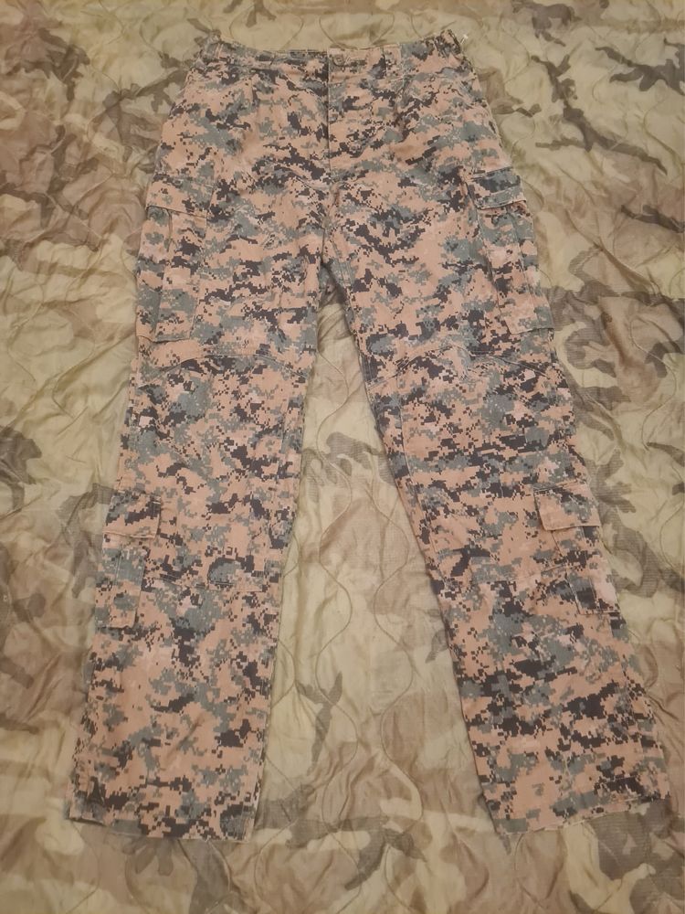 spodnie frog USMC marpat woodland